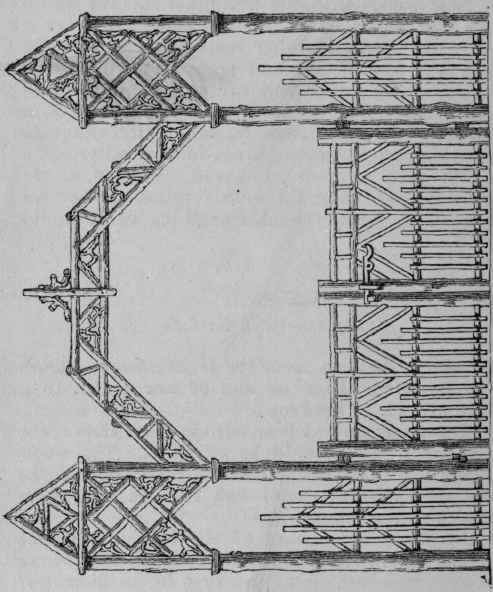 Fig 89.   Elevation of Rustic Carriage Entrance.