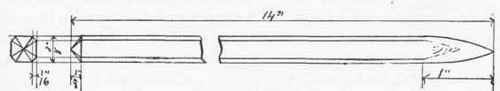 5 Square Flower Stick 114