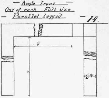 Model No 14 Angle Iron Parallel Legs 189