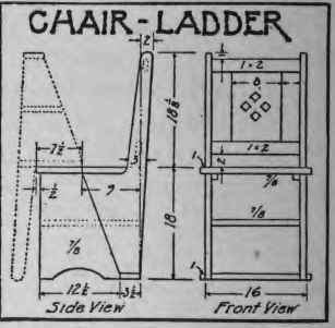 How To Make A Chair Ladder 87