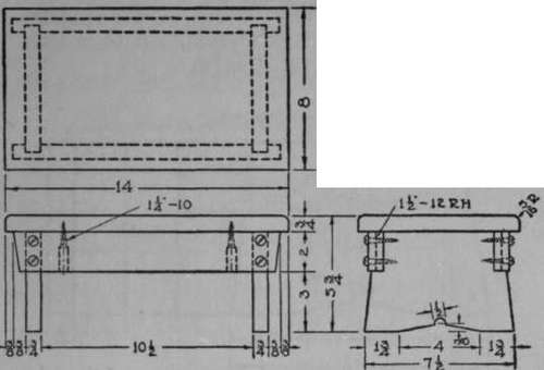 Fig. 1 Assembly view of foot stool.