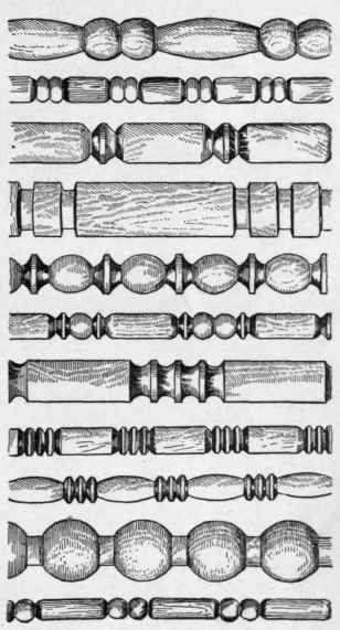 Miscellaneous Turned Moldings 107