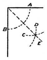 Fig. 323. Halving the Angle.