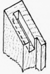 Isometric sketch of mitred piece.