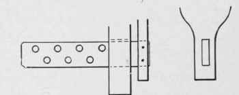 Details of the heel of the vise
