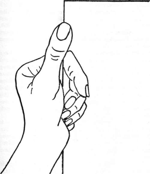 Position for holding angle wire