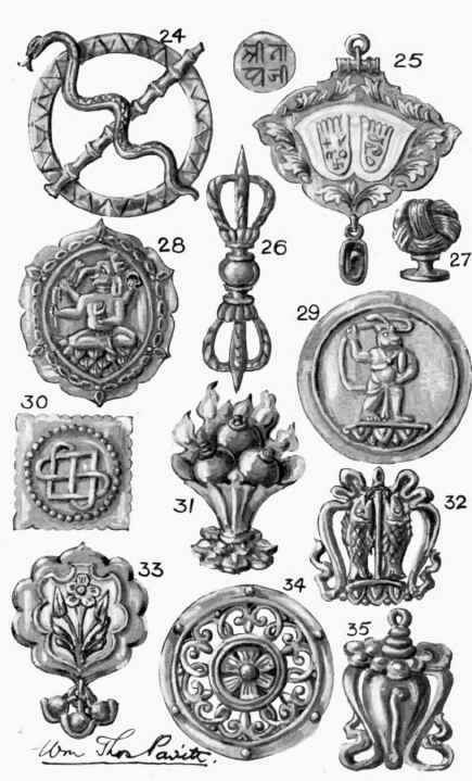 INDIAN AND THIBETAN TALISMANS.