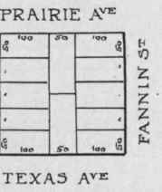 HOUSTON.TEXAS Fig. 8. Lots face all four streets in proportion to value. Land closely platted.