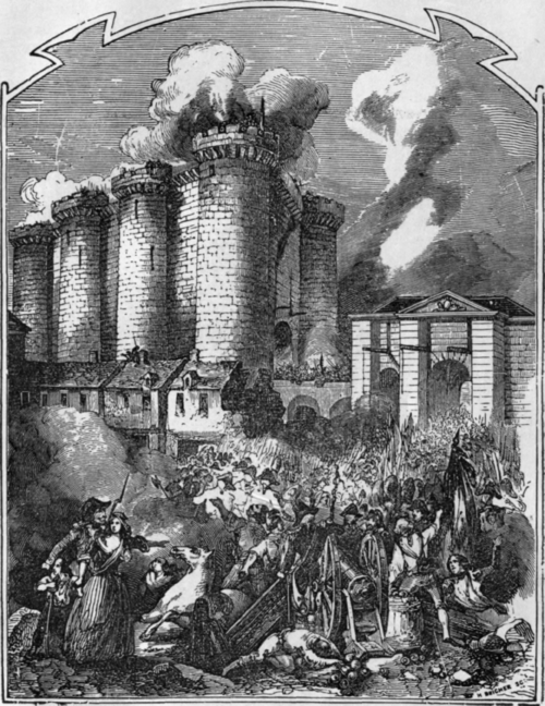 DESTRUCTION OF THE BASTILE.