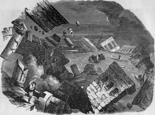 EFFECTS OF AN EARTHQUAKE.