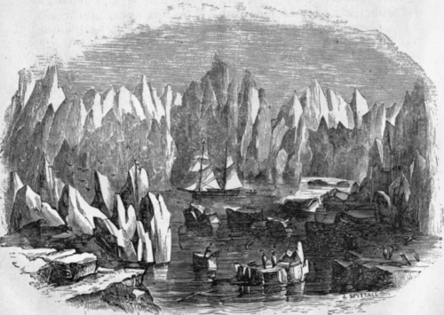 ICEBERGS OF SPITZBERGEN.