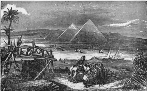 PYRAMIDS OF GIZEH. EGYPT