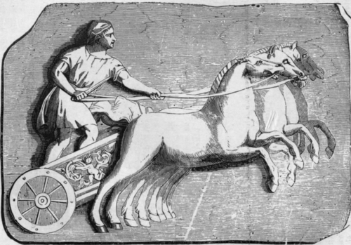 ROMAN WAR CHARIOT,