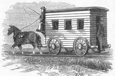 First Railroad Passenger Car.