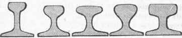 Sections of Rails.