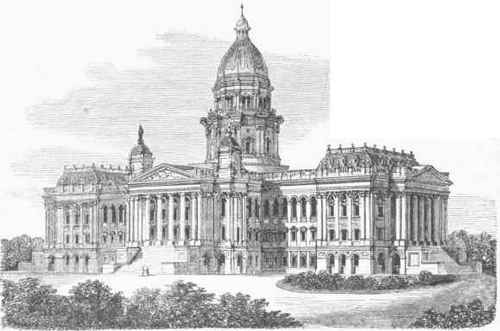 New State Capitol of Illinois.