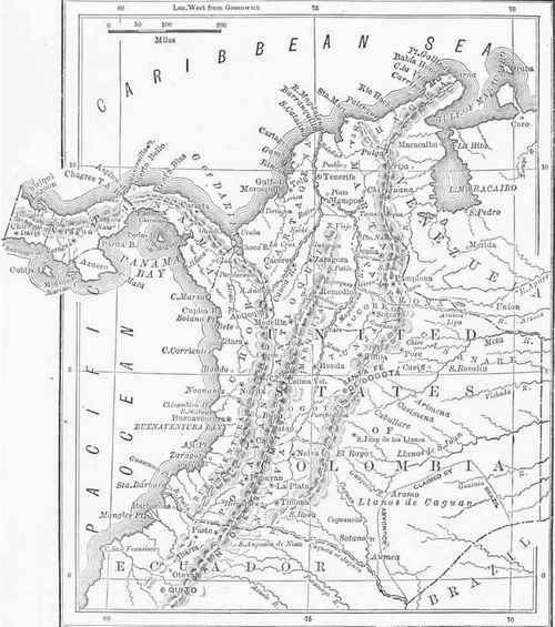 United States Of Estados Unidos De Colombia Colomb 050057