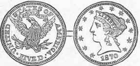 Half Eagle $5 (Gold).