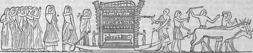 Ancient Egyptian Funeral Procession.