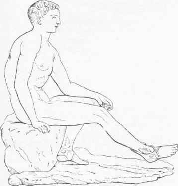 Bronze Statue of Mercury.