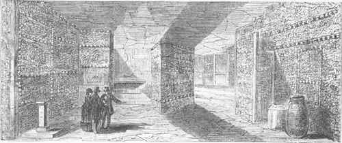 The Catacombs of Paris.