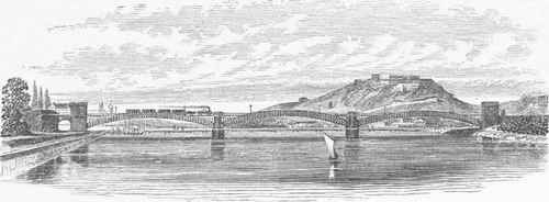 Railway Bridge between Coblentz and Ehrenbreitstein.