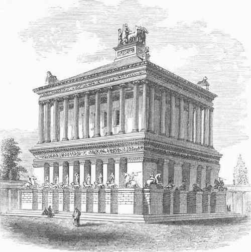 The Mausoleum, as restored by Fergusson.