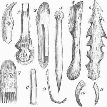 Bone, Flint and Wooden Implements from Moosseedorf