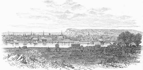 New Haven, from Fort Hill.