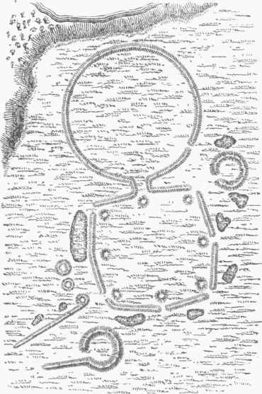 Ancient Works near Chillicothe, Ohio.