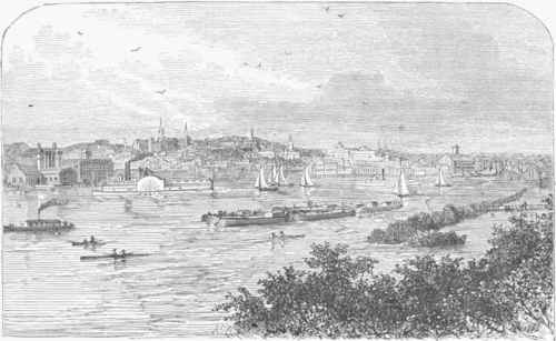 View of Albany from Greenbusb.