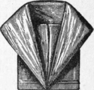 a simple folding over of two opposite corners