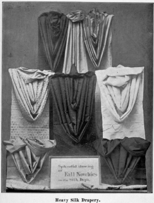 heavy silk drapery