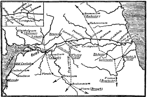 Fig 2.  Hadrian's Wall.