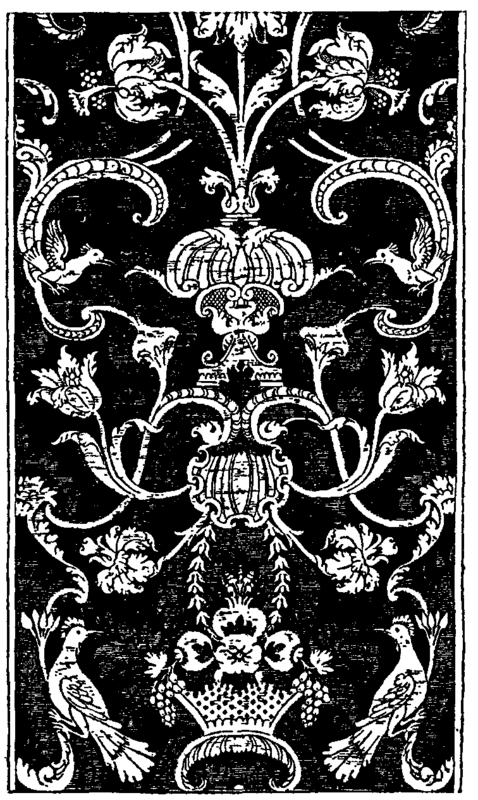 Fig. 5. Piece of crimson silk damask.