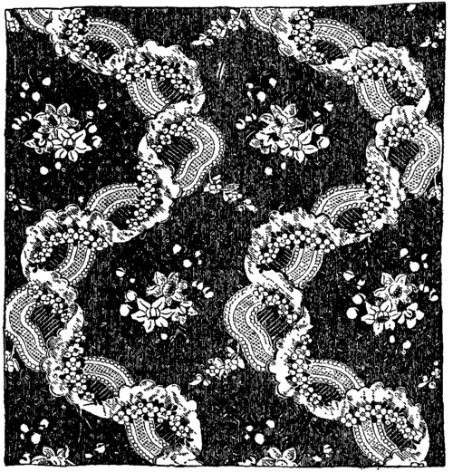 Fig. 6. Piece of brocaded pink silk.