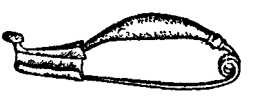 Fig. 8.  Early La T�ne period. Reflexed terminal ornament.