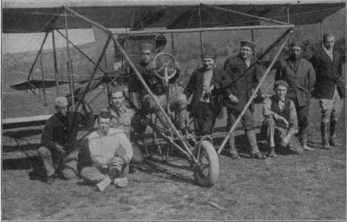 A Pusher of Several Years Ago, With Many of the More Prominent Air men