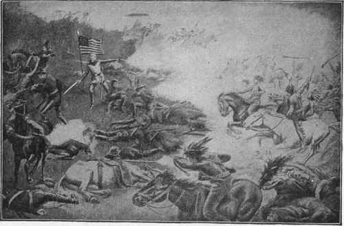 Custer's Last Stand The revolver played a large part in Indian warfare.