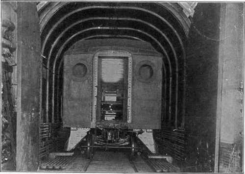 Oven for Drying Paint on Passenger Cars at the Altoona, Pa., Shops of the Pennsylvania Railroad Company*