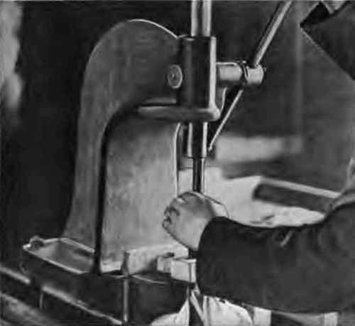 Briquette press.