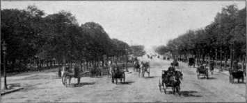 On The Champs Elysees.