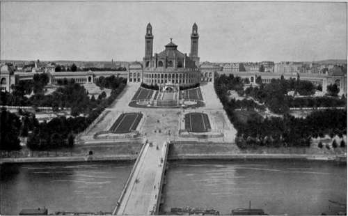 The Trocadero From The Seine.