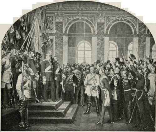 Proclamation Of The Modern German Empire At Versailles, 1871.