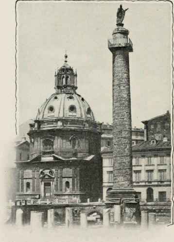 Trajan's Column In Rome.