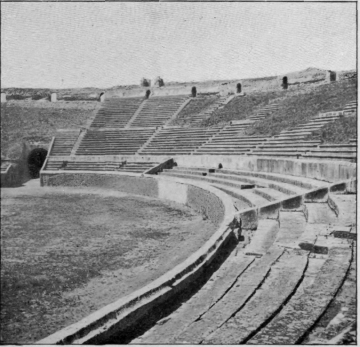 The Amphitheatre At Pompeii.