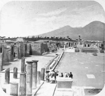 The Forum And Vesuvius.