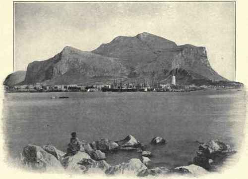 Monte Pellegrino And The Port Of Palermo.