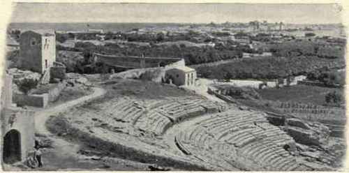 Syracuse And The Harbor, From The Greek Theatre.