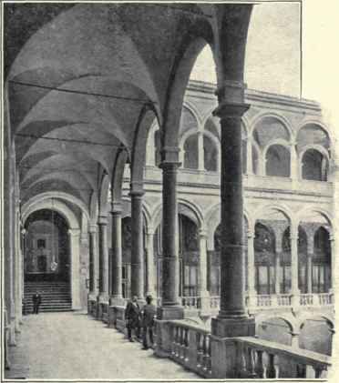 The Approach To The Palatine Chapel.